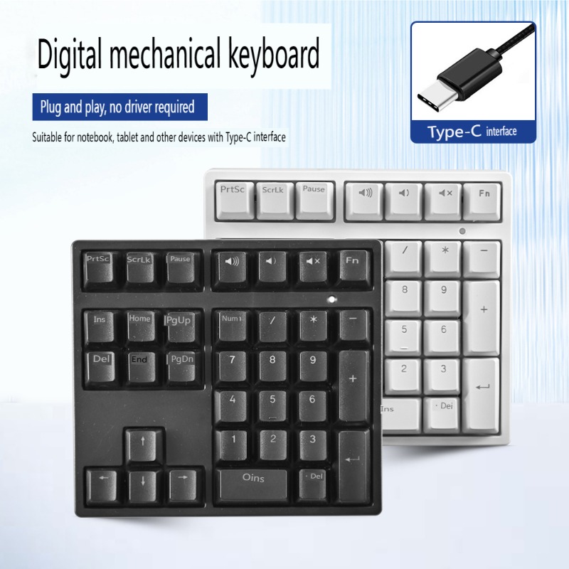 Keyboard Numpad Separate - Teclado numérico mecânico numpad usb c