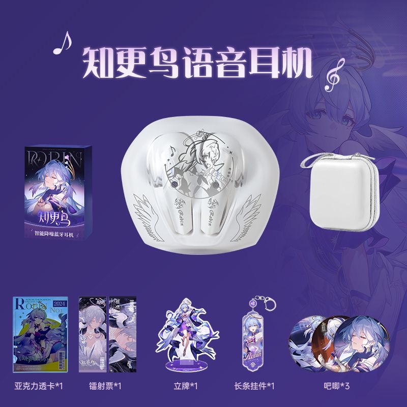 Gaming Accessories Anime - Fones de Ouvido Bluetooth Robin Honkai: