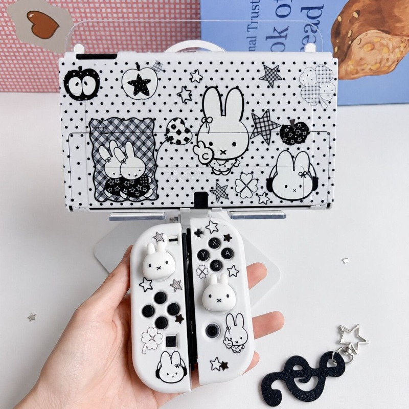 Gaming Accessories Nintendo - Capa protetora fofa da Miffy para
