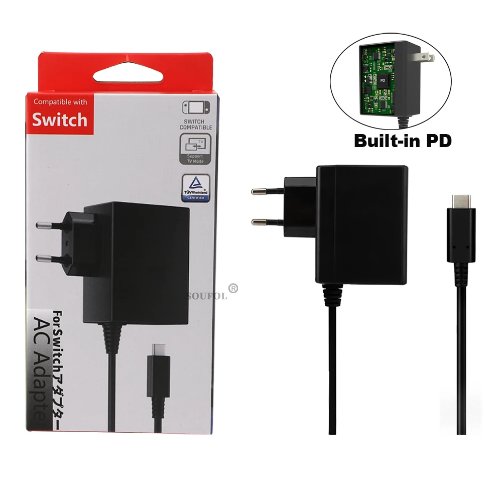 Gaming Accessories Nintendo - Adaptador de alimentação ac carregador para
