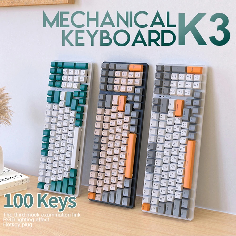 Keyboard Numpad Separate - Teclado mecânico troca quente 100 teclas