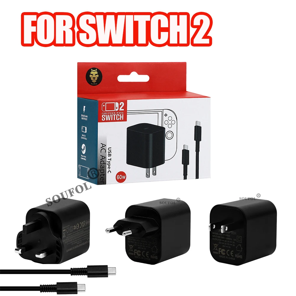 Japanese Gaming Accessories - Adaptador ac de alta velocidade 60w