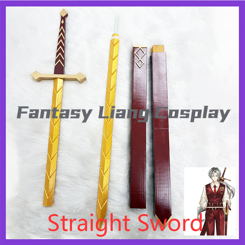 Gaming Accessories Anime - Espada Reta de Cosplay do Personagem
