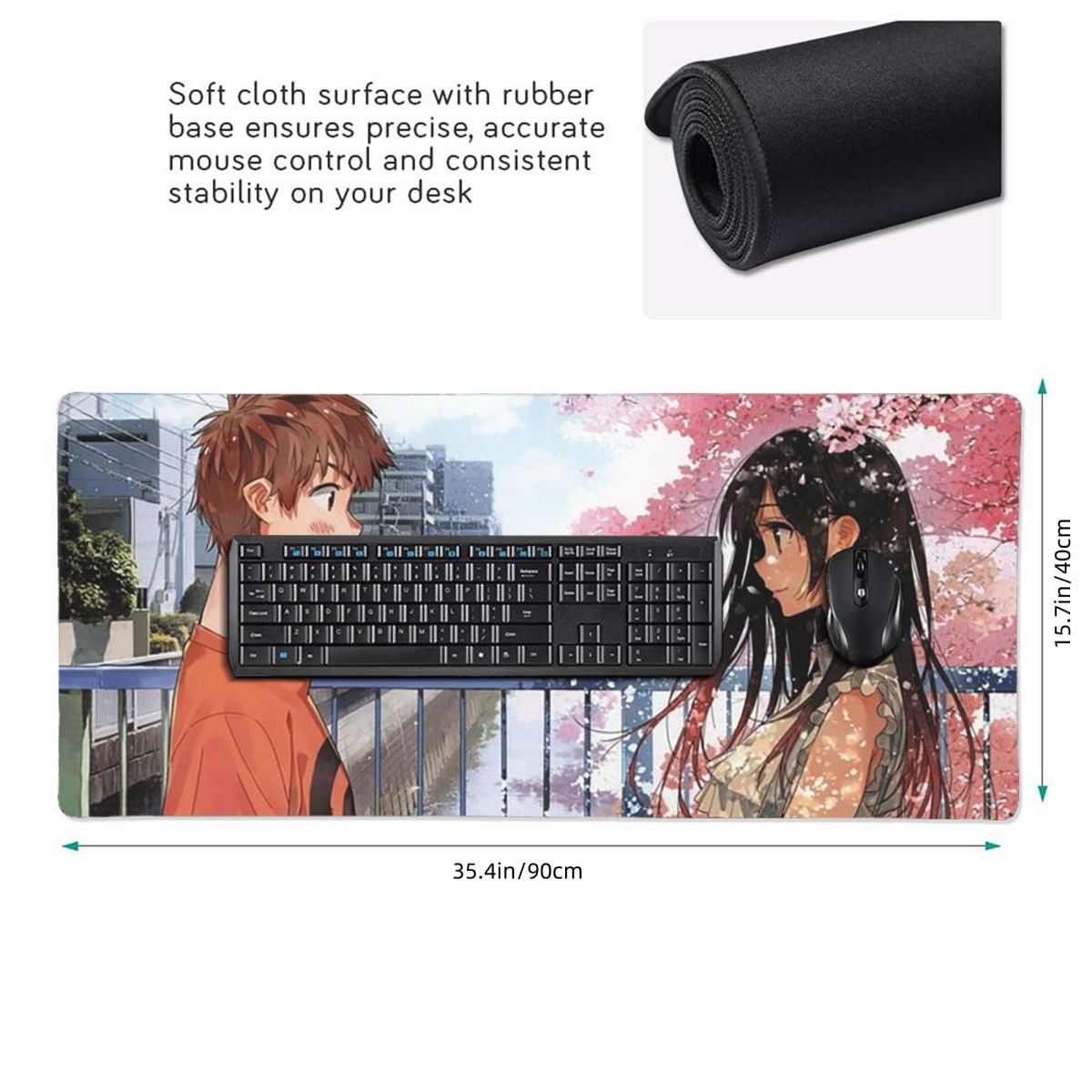 Mouse Pad Grande Anime Rent A  - Gaming Accessories Rent avaliação e preço