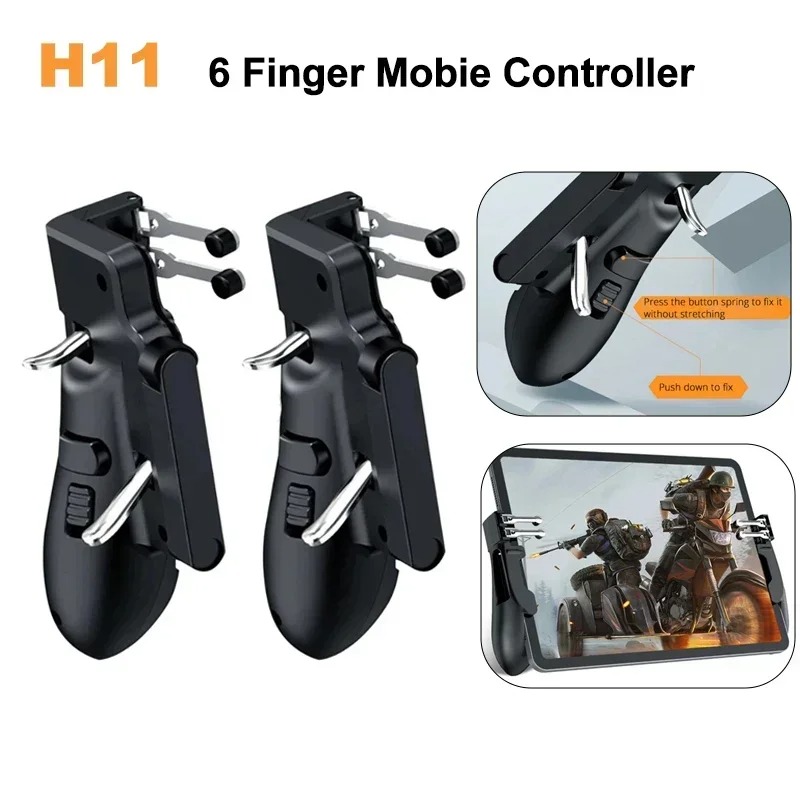 H11 controlador móvel pubg obj - Gaming Accessories For Your Phone avaliação e preço