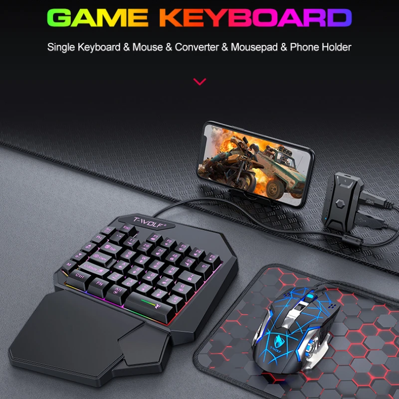 T-WOLF tf900 conjunto de trono - Gaming Accessories For Your Phone avaliação e preço