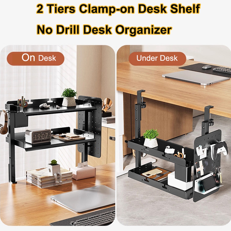 Prateleira de 2 Níveis de 14 P - Gaming Accessories Organizer avaliação e preço