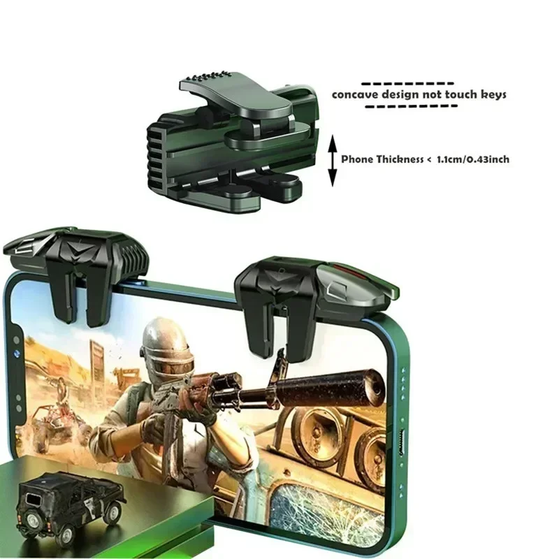 G21 seis dedos gatilho de jogo - Gaming Accessories For Your Phone avaliação e preço