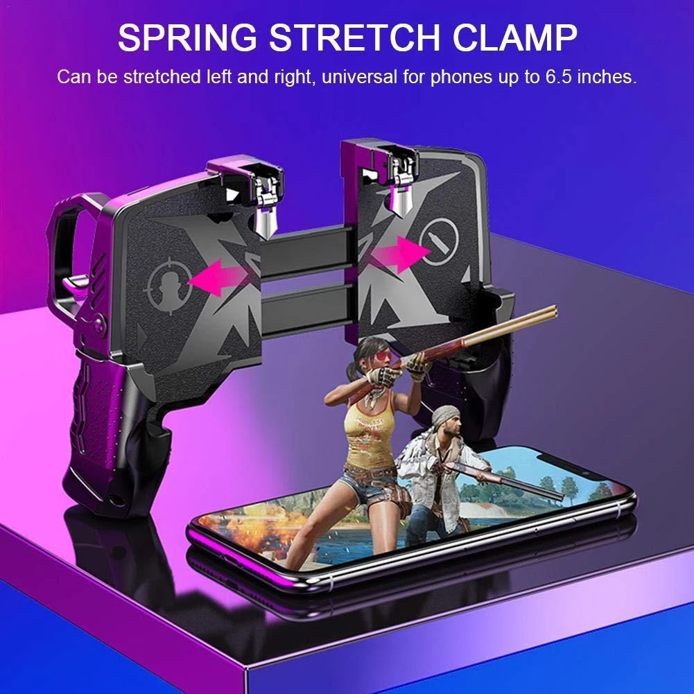 Gatilho livre de fogo pubg con - Gaming Accessories For Your Phone avaliação e preço