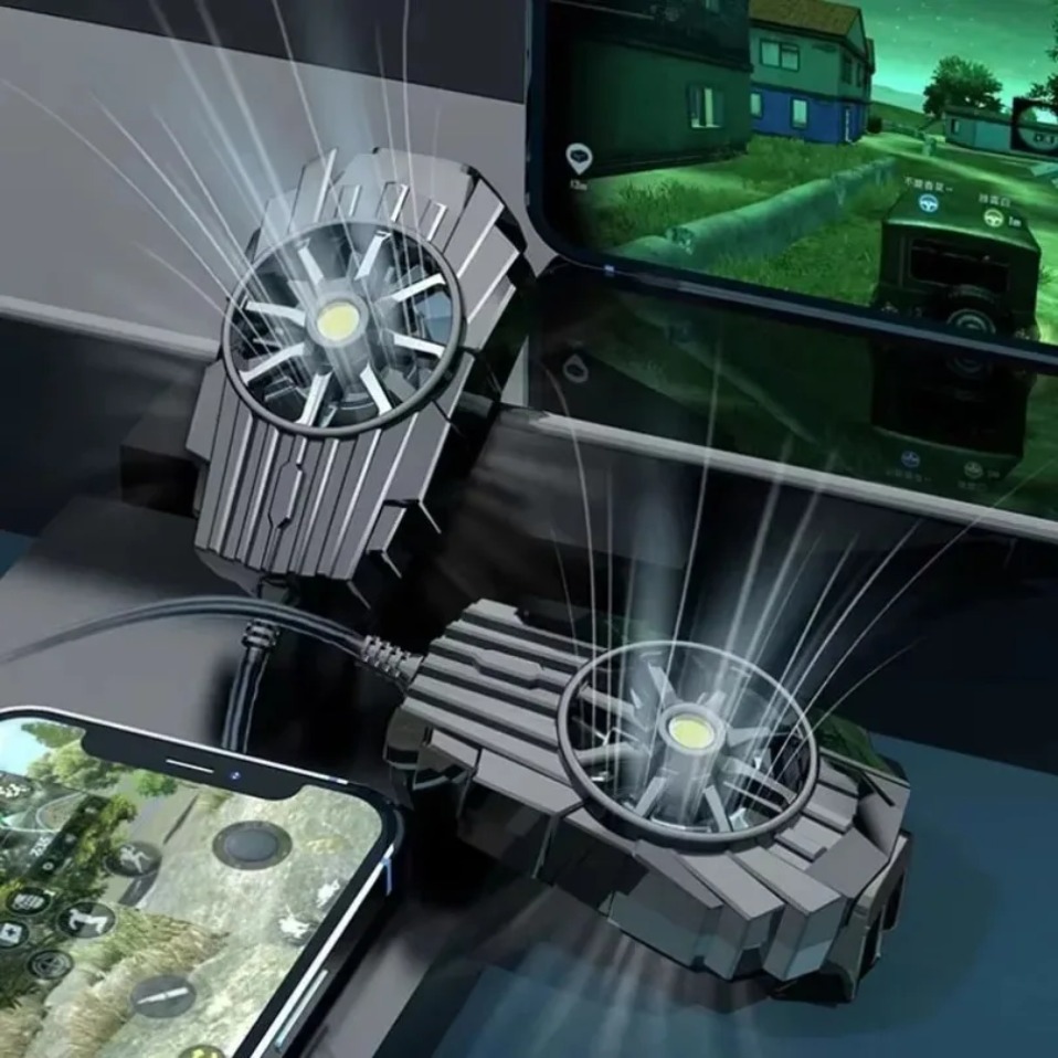 Mini radiador portátil com cli - Gaming Accessories For Your Phone avaliação e preço