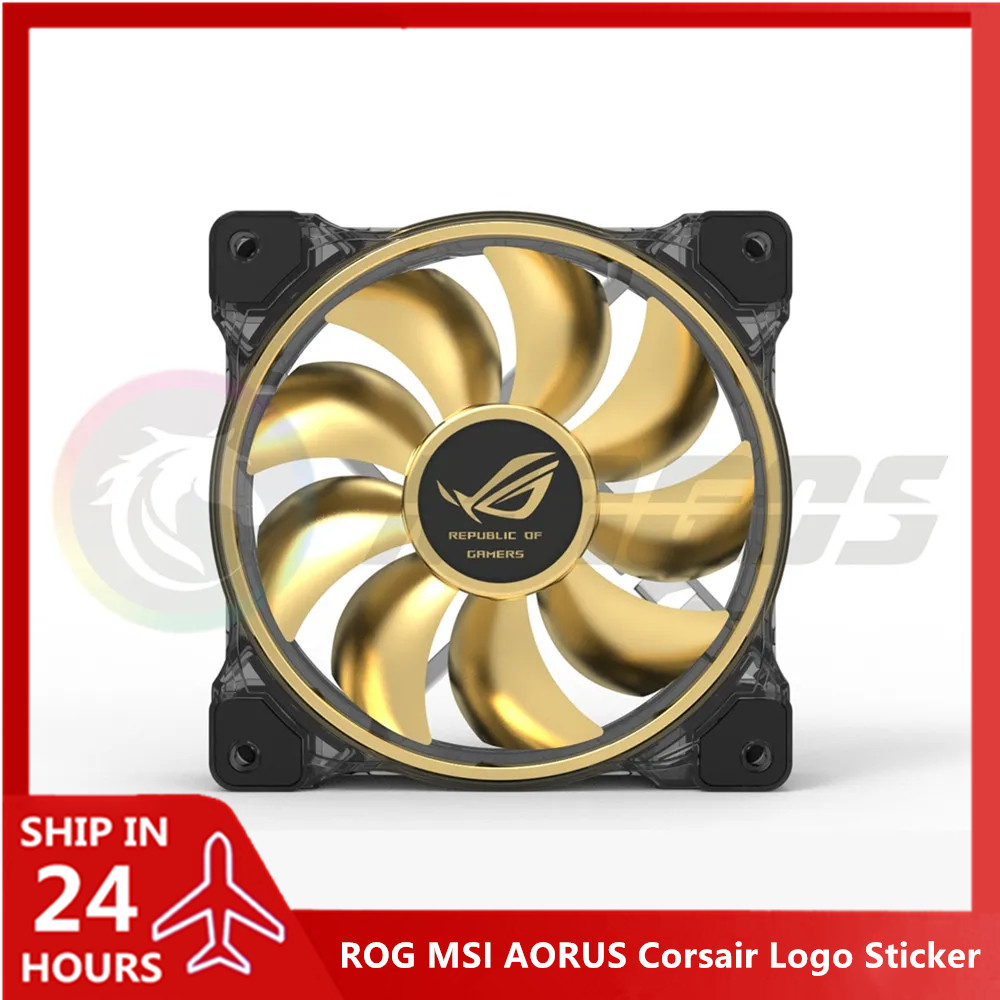 Adesivo logotipo do ventilador - Gaming Accessories Computer avaliação e preço