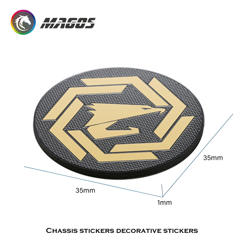 Adesivo logotipo do ventilador - Gaming Accessories Computer avaliação e preço