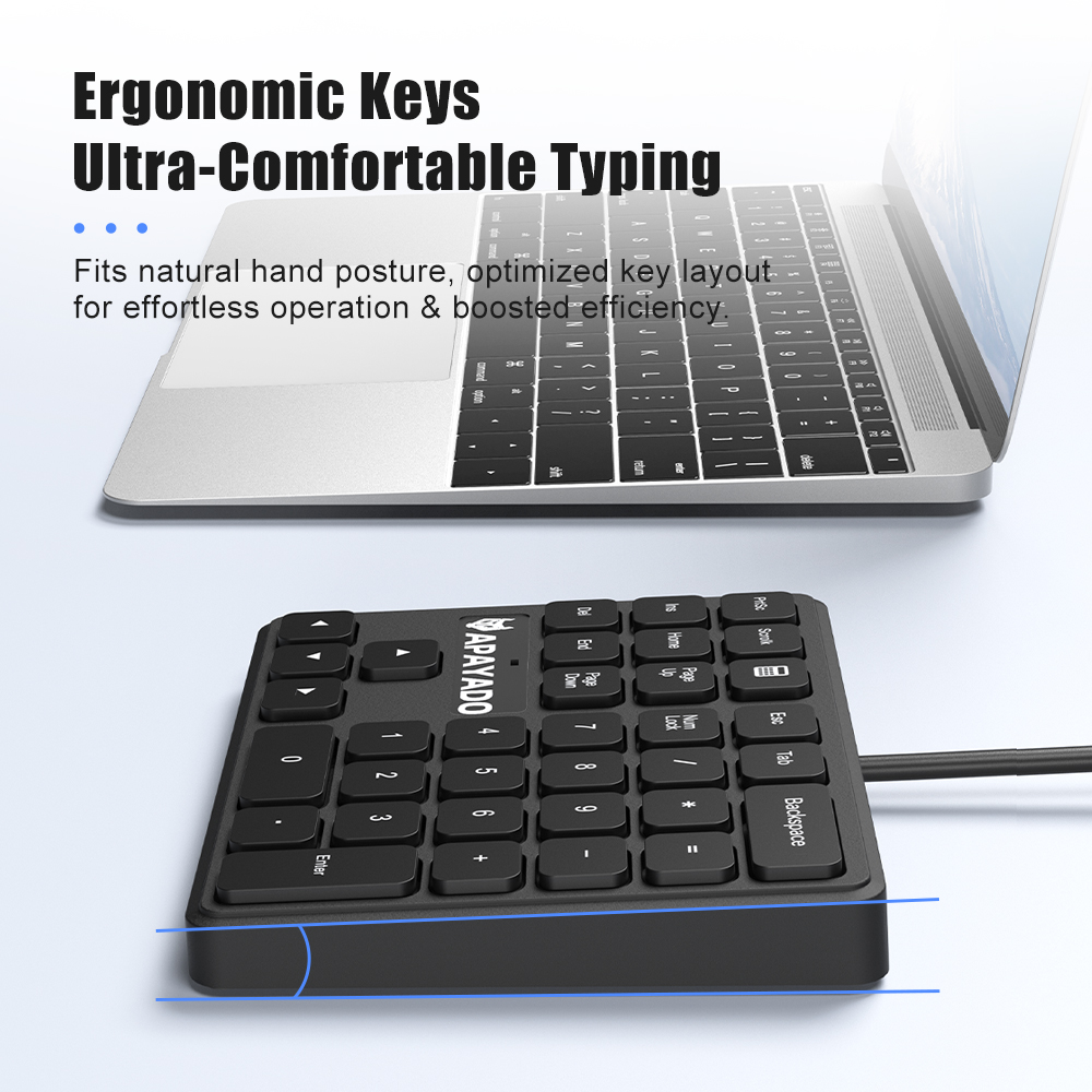 Teclado numérico com fio, 34 t - Keyboard Numpad Separate avaliação e preço
