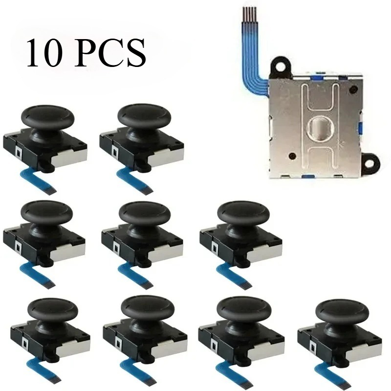 10 pçs/set substituição analóg - Japanese Gaming Accessories avaliação e preço